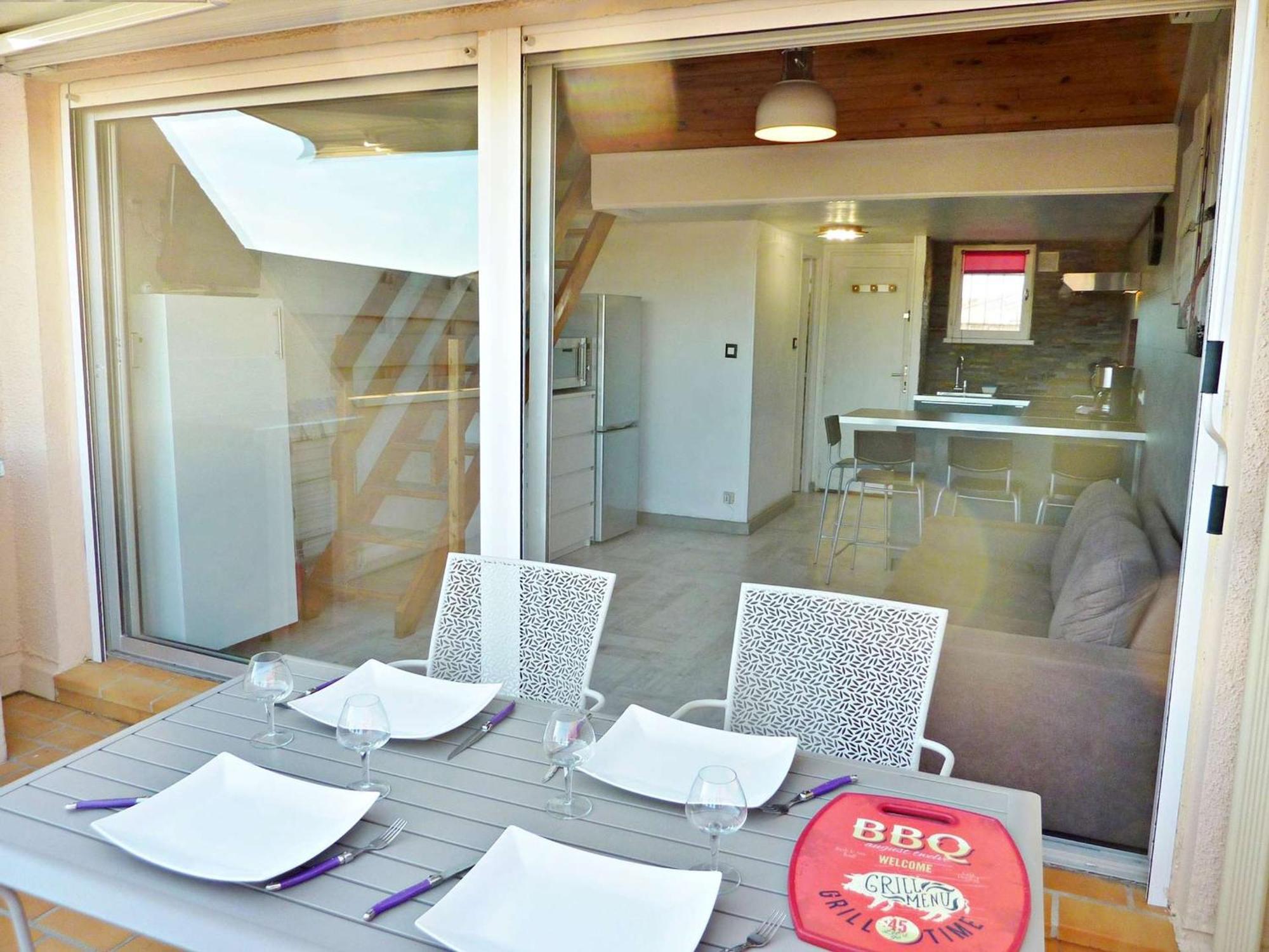 Duplex Renove Avec Clim, Terrasse Et Parking A Marseillan - Fr-1-387-162 Marseillan (Herault) Exterior foto