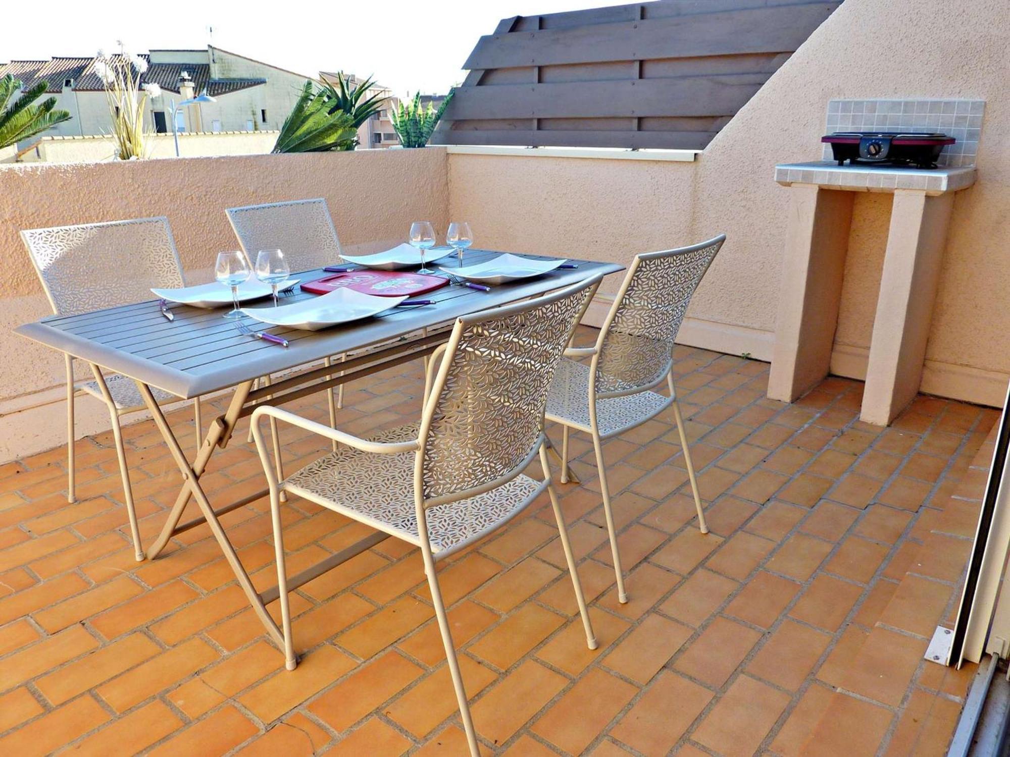 Duplex Renove Avec Clim, Terrasse Et Parking A Marseillan - Fr-1-387-162 Marseillan (Herault) Exterior foto
